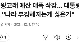 대왕고래 예산 대폭 삭감… 대통령실 