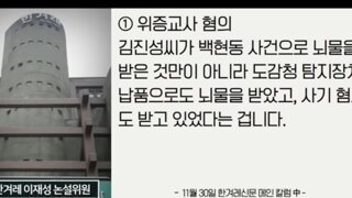 이재명대표 사건  불리한증언하는 인간들