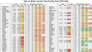 2024 최신 전세계 저출산 국가 TOP 10