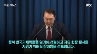 윤석열 계엄령 해석