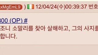 지금이 그놈 처단할 기회라는 아일랜드인