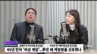 장예찬 계엄령 패널 방송 하면서 9프로 나왔던 그 표정나옴