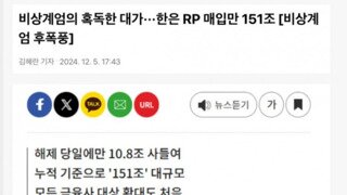 비상계엄의 혹독한 대가…한은 RP 매입만 151조 [비상계엄 후폭풍]