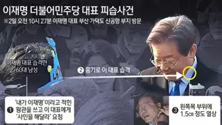 다시 조사해봐야 하는 이재명 대표 피습