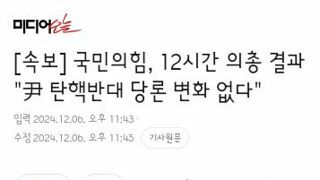 국민의힘, 12시간 의총 결과 