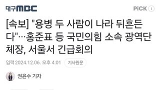 홍준표 등 국민의힘 소속 광역단체장, 서울서 긴급회의