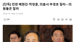 친한 배현진·박정훈, 의총서 추경호 질타···의원들은 말려