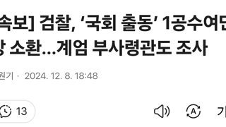 [속보] 검찰, ‘국회 출동’ 1공수여단장 소환…계엄 부사령관도 조사