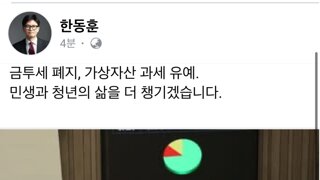 갑자기 민생 챙기는 한동훈