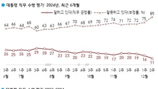 갤럽 지지율 11% 라지만 자세히 들여다 보면