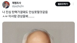 나 진심 탄핵 가결돼도 안심 못할 것 같음 ㅅㅂ