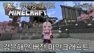 검은해안 명조 x 마인크래프트