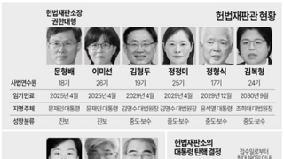 헌법재판소 진보보수 성향 다루는 언레기새끼들은