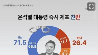 두창이 체포 반대 26퍼