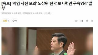 [속보] ‘계엄 사전 모의’ 노상원 전 정보사령관 구속영장 발부