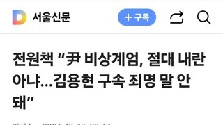 전원책 “尹 비상계엄, 절대 내란 아냐…김용현 구속 죄명 말 안돼”