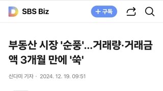 부동산 시장 '순풍'…거래량·거래금액 3개월 만에 '쑥'