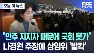 충격) 계엄 당시 국회 못들어가신 나경원