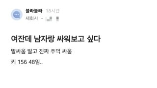 남자랑 진심으로 싸워보고 싶다는 156/48 블라녀.jpg