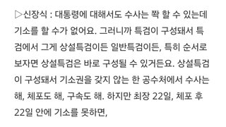 공수처가 윤석열 긴급체포를 안하는 이유