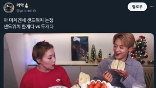 샌드위치 개수 1개다vs2개다