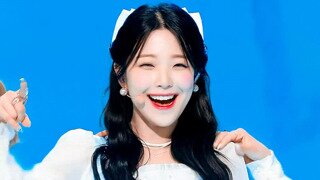 프로미스나인 백지헌 흑발....gif