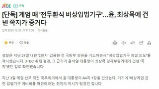 [단독] 계엄 때 '전두환식 비상입법기구'…윤, 최상목에 건넨 쪽지가 증거다