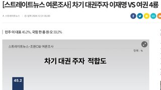 차기 대권주자 여론조사