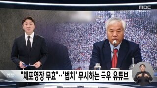 내란 옹호 유튜버들은 처벌 안되나요?