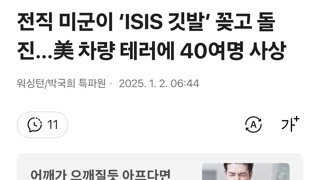 전직 미군이 ‘ISIS 깃발’ 꽂고 돌진...美 차량 테러에 40여명 사상