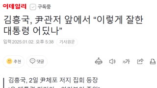 김흥국, 尹관저 앞에서 “이렇게 잘한 대통령 어딨나”