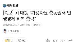 [속보] 최 대행 