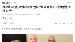 최상목 대행, 유럽기업들 만나 