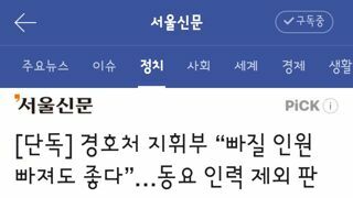 경호처 지휘부 “빠질 인원 빠져도 좋다”…동요 인력 제외 판단