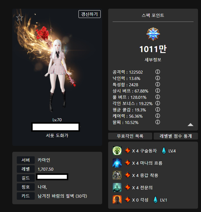 로스트아크 인벤 : 로펙 1000만점 찍웠워요 - 로스트아크 인벤 자유 게시판 로펙 1000만점 찍웠워요