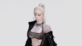 미스틱 밀리터리 염색