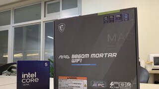 MSI B860M 박격포 WIFI 국민메인보드 인텔 울트라 시리즈2 225F 사용기