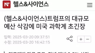 R&D예산 대폭삭감