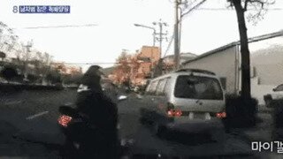 부산의 어느 배달기사님들