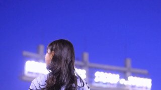 김나연 치어리더 양갈래 리본 머리