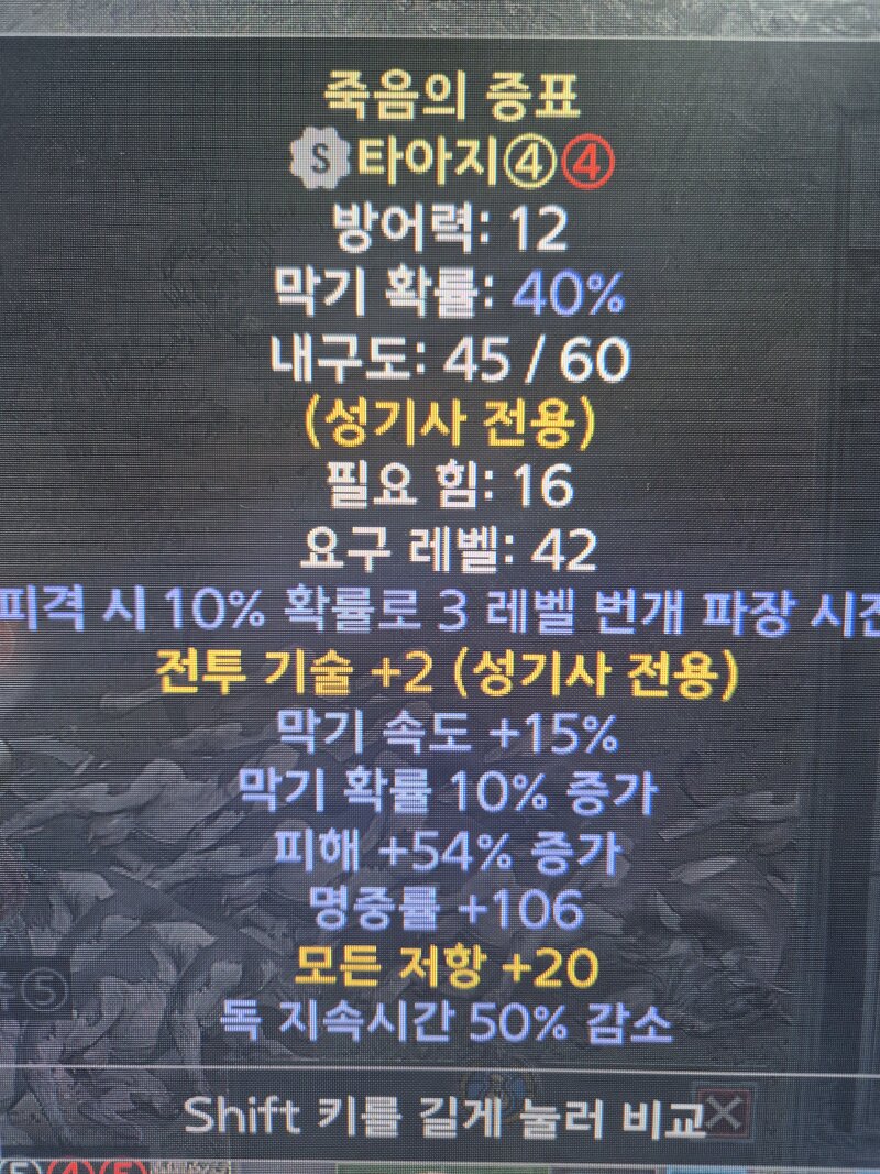 이런방패쓰나요?ㅈ - 디아블로2 득템&자랑 게시판 - 디아블로2 인벤 이런방패쓰나요?ㅈ