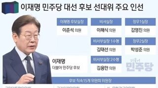 이재명 민주당 대선 후보 선대위 주요 인선