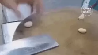 마늘 편썰기
