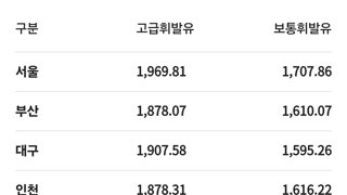 전혀 이해가 안되는 한국 휘발유가격