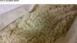 세탁기로 밥짓기