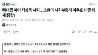 대행의 대행의 대행 - 사상 첫 쓰리 대행