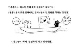 사법사태 보고 그림