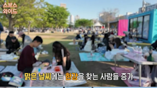 한강에 불법 노점상이 말이됨?..