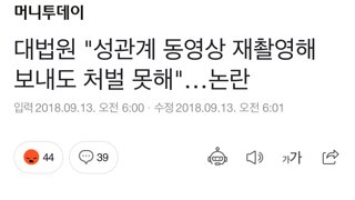 희대의 변태 판결