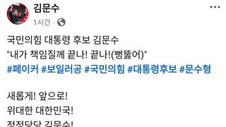 김문수 페북